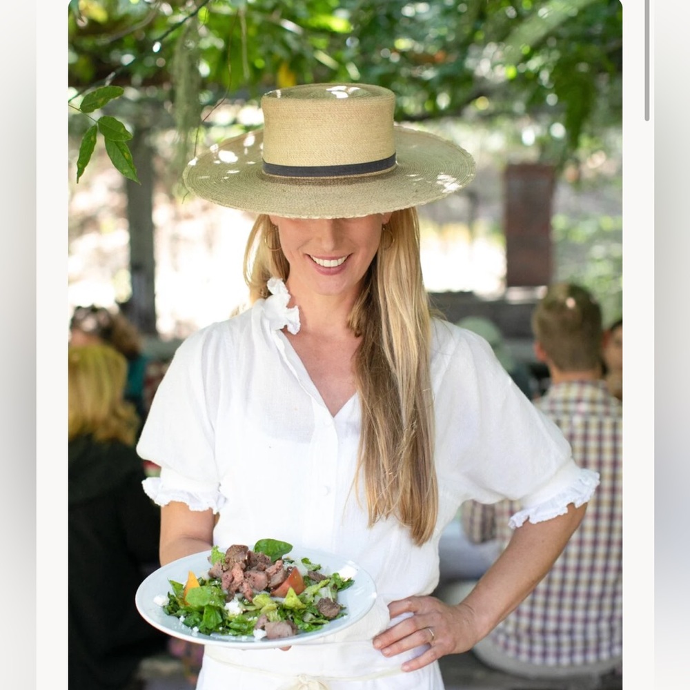 SunBody 7 1/4 Palm Leaf Hat